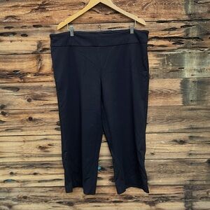 MARIO SERRANI | Black Cropped Pants XL
